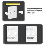 3pcs / Pacote Organizador de Aparelho de Barbear Montado na Parede Sem Perfuração para Aparelho Manual/Safety Razor