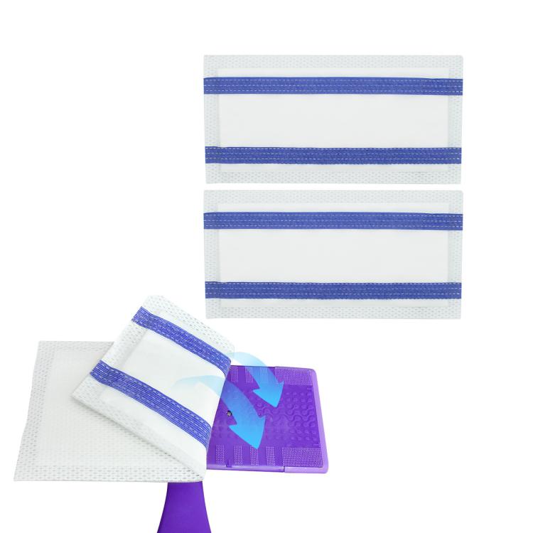 3pcs /Pack Disposable Mopping Pads For Swiffer WetJet Heavy Duty Cleaning, Multi-Surface, Streak-Free, Quick Clean, White