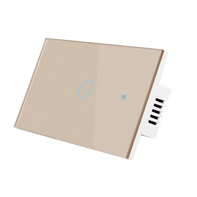 Interruptor Inteligente WiFi de Fogo Único Modelo 120 US Gauge Graffiti, 1-Gang Branco, 2-Gang Branco, 1-Gang Preto, 2-Gang Preto, 1-Gang Dourado, 2-Gang Dourado