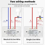 Interruptor Inteligente WiFi de Fogo Único Modelo 120 US Gauge Graffiti, 1-Gang Branco, 2-Gang Branco, 1-Gang Preto, 2-Gang Preto, 1-Gang Dourado, 2-Gang Dourado