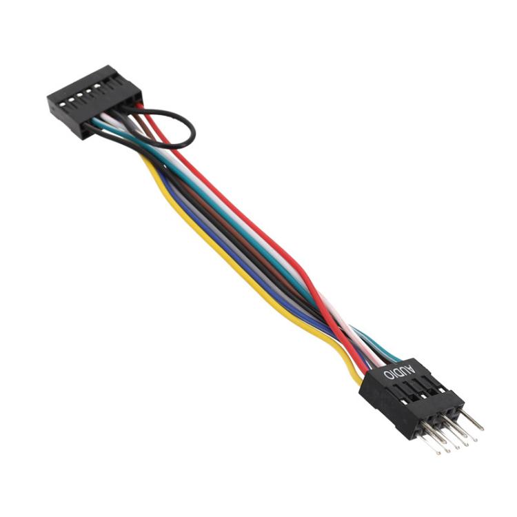 Cabo para Motherboards Lenovo em Caixa ATX Frente 13 Furos para 9 Pinos, 13 Furos para 9 Pinos