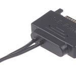 Cabo de Ligação SATA Macho para DC 5.5 x 2.1mm Cabo de Alimentação 12V, 20cm, 50cm, 100cm