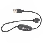 Cabo Booster USB para Pequeno 4 Pinos Velocidade Ajustável Cabo USB para Ventoinha de Caixa 12V, 50cm, 98cm