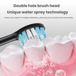Escova de Dentes Elétrica 3 em 1, Irrigador Oral & Flosser de Água com Reservatório Destacável de 180mL