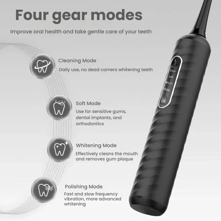 Escova de Dentes Elétrica 3 em 1, Irrigador Oral & Flosser de Água com Reservatório Destacável de 180mL