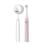 Escova de Dentes Sónica Elétrica Recarregável para Adultos com Modo Personalizado, Cabeças de Escova Antibacterianas, Temporizador Inteligente, Branco Esterilizado, Roxo Claro Esterilizado, Branco Standard, Roxo Claro Standard