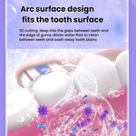 Escova de Dentes Sónica Elétrica Recarregável para Adultos com Modo Personalizado, Cabeças de Escova Antibacterianas, Temporizador Inteligente, Branco Esterilizado, Roxo Claro Esterilizado, Branco Standard, Roxo Claro Standard