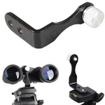 Adaptador de Tripé para Binóculos Suporte Metálico em L para Fotografia, Binóculo Estabilizador