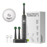Escova de Dentes Elétrica Recarregável para Adultos 4200 RPM Escova Rotativa IPX8 à Prova de Água Carregamento Indutivo, Branco Esterilizado, Preto Esterilizado, Branco Normal, Preto Normal