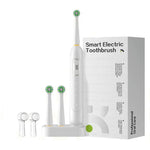 Escova de Dentes Elétrica Recarregável para Adultos 4200 RPM Escova Rotativa IPX8 à Prova de Água Carregamento Indutivo, Branco Esterilizado, Preto Esterilizado, Branco Normal, Preto Normal