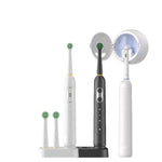 Escova de Dentes Elétrica Recarregável para Adultos 4200 RPM Escova Rotativa IPX8 à Prova de Água Carregamento Indutivo, Branco Esterilizado, Preto Esterilizado, Branco Normal, Preto Normal