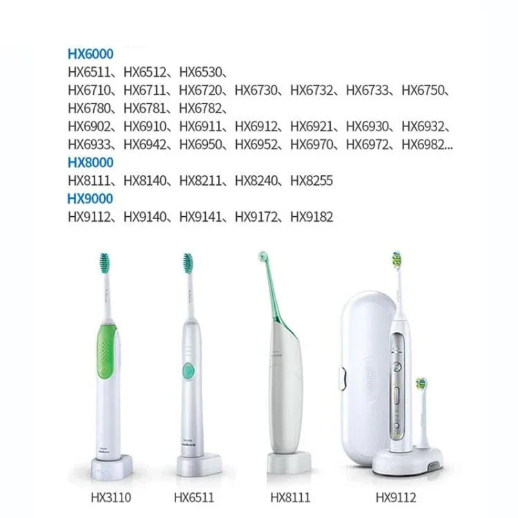 Carregador USB HX6100 para Escova de Dentes Philips HX2421/ HX3216 / HX6322 / HX6511, Etc., Carregador USB