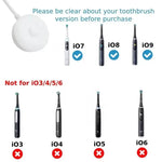 Adaptador de Alimentação Carregador de Escova de Dentes 3768 para Oral B Série IO 9/8/7 IO7 IO8 IO9, Ficha UE, Ficha UE