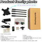 Ventoinha Holográfica 3D de 60cm com Resolução 1600x720 & 720 LEDs Controlo de Conteúdo WiFi/APP DIY, Ficha US, Ficha EU, Ficha UK, Ficha AU