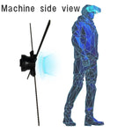 Ventoinha Holográfica 3D de 60cm com Resolução 1600x720 & 720 LEDs Controlo de Conteúdo WiFi/APP DIY, Ficha US, Ficha EU, Ficha UK, Ficha AU