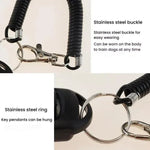Clicker de Treino 2 em 1 para Animais de Estimação com Apito para Cães e Pulseira Longa