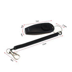 Clicker de Treino 2 em 1 para Animais de Estimação com Apito para Cães e Pulseira Longa