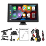 Ecrã Universal para Carro Estéreo HD MP5 Player Monitor de Reversão com Câmara Traseira, com Câmara Traseira