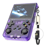 Consola de Jogos Portátil WiFi Dual-Band R36XX com Ecrã IPS HD Mipi de 3,5 Polegadas, Sistema Operativo Linux de Código Aberto, 64G, 128G