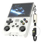 Consola de Jogos Portátil WiFi Dual-Band R36XX com Ecrã IPS HD Mipi de 3,5 Polegadas, Sistema Operativo Linux de Código Aberto, 64G, 128G