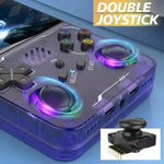 Consola de Jogos Portátil WiFi Dual-Band R36XX com Ecrã IPS HD Mipi de 3,5 Polegadas, Sistema Operativo Linux de Código Aberto, 64G, 128G