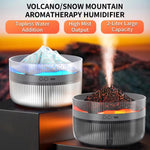 Difusor de Óleo Essencial Vulcânico 2L Humidificador Grande Capacidade Aromaterapia Difusor de Névoa com Reservatório de Água de Enchimento Superior