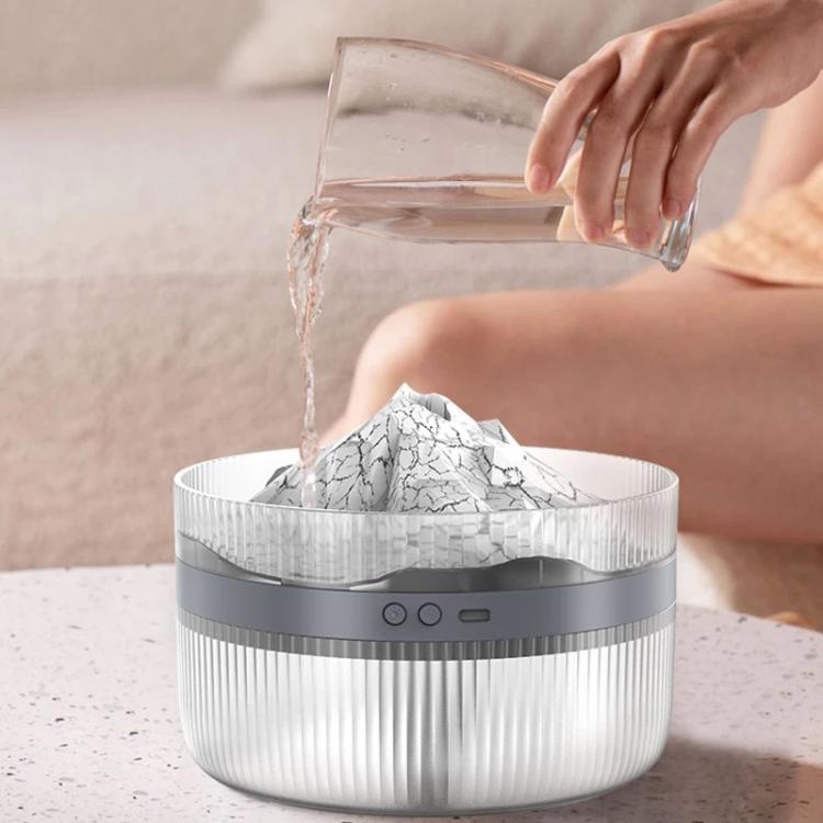 Difusor de Óleo Essencial Vulcânico 2L Humidificador Grande Capacidade Aromaterapia Difusor de Névoa com Reservatório de Água de Enchimento Superior