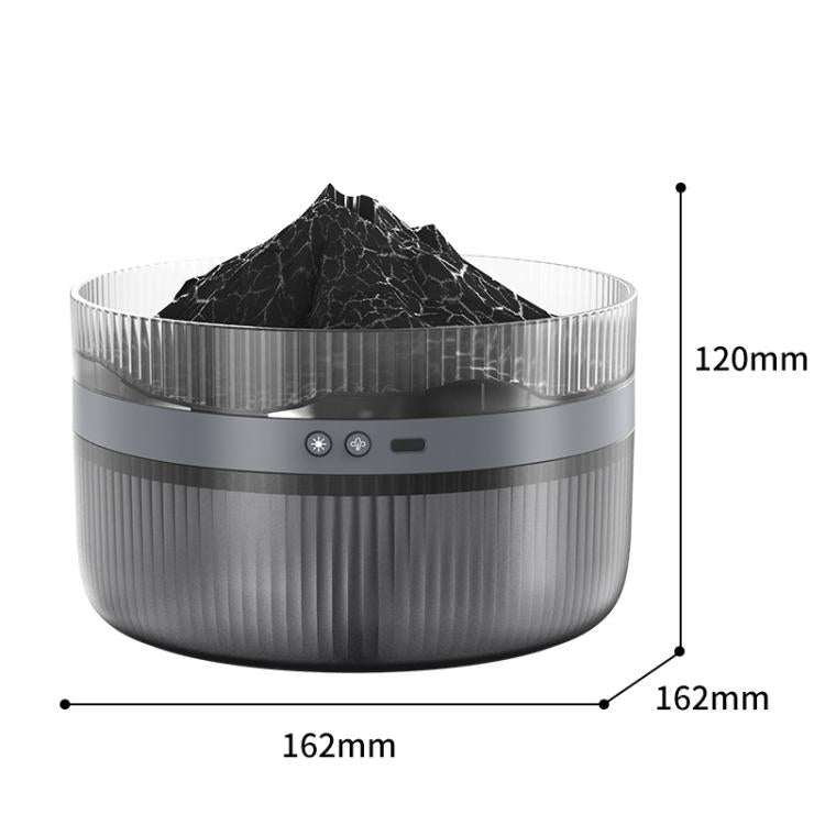 Difusor de Óleo Essencial Vulcânico 2L Humidificador Grande Capacidade Aromaterapia Difusor de Névoa com Reservatório de Água de Enchimento Superior