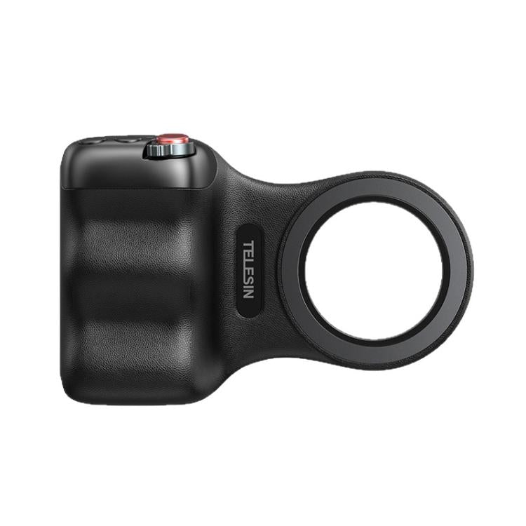 TELESIN P1-MP-10 Empunhadura Magnética para Câmara com Disparador Bluetooth e Suporte para Telemóvel, P1-MP-10 Branco, P1-MP-10 Preto