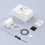 TELESIN P1-MP-10 Empunhadura Magnética para Câmara com Disparador Bluetooth e Suporte para Telemóvel, P1-MP-10 Branco, P1-MP-10 Preto