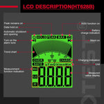 Medidor EMF Multi-Campo HABOTEST HT628B Testador Recarregável de Radiação Eletromagnética, HT628B