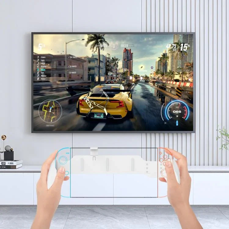 Punho ergonómico antiderrapante para Nintendo Switch 2 / Switch / Switch OLED, JYS-NS2297 Preto, JYS-NS2297 Branco