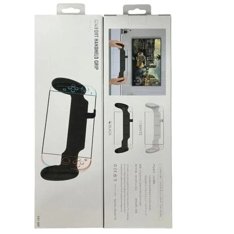 Punho ergonómico antiderrapante para Nintendo Switch 2 / Switch / Switch OLED, JYS-NS2297 Preto, JYS-NS2297 Branco