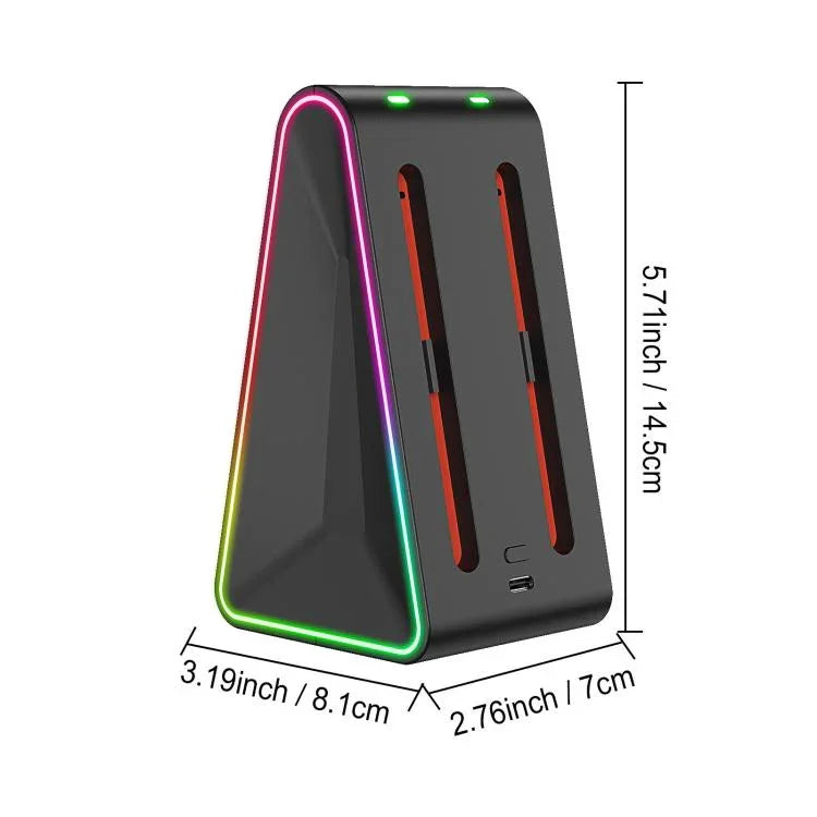 Base de armazenamento e carregador 4 em 1 para punho Nintendo Switch 2, base de carregamento YZC-520
