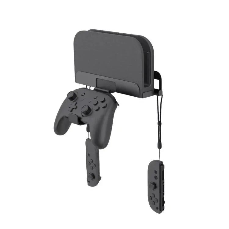 Suporte de parede PGTECH GP-369 para consola de jogos Nintendo Switch 2 com gancho de armazenamento e punho
