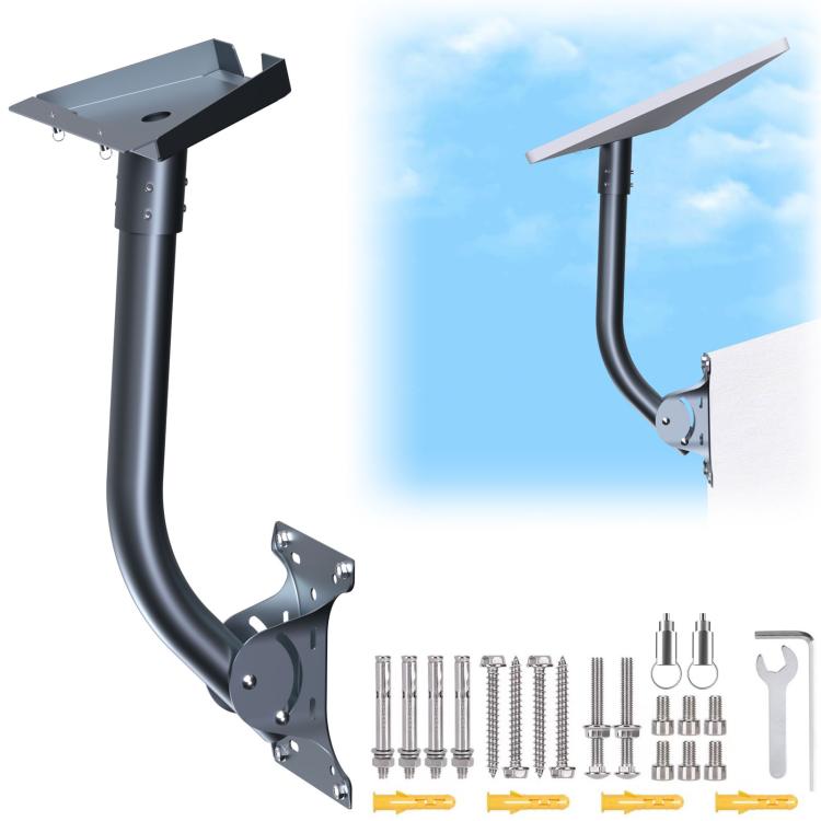 Para Conjunto Base Suporte Starlink Gen 3 / V4, Poste Curvo, Poste Reto