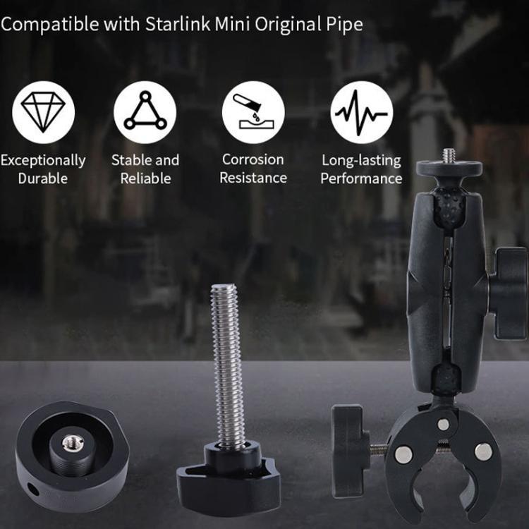 Para Suporte Adaptador Liga de Alumínio Starlink Mini, Suporte de Fixação Pesado, S8600