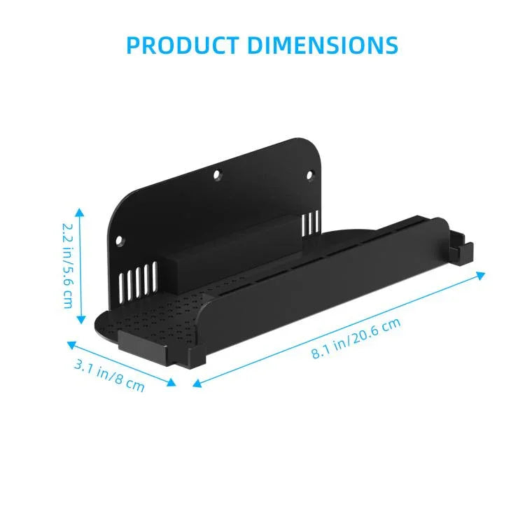 Wall Mount Holder for Nintendo Switch 2/Switch/Switch OLED & Joy-Con With Game Card Storage