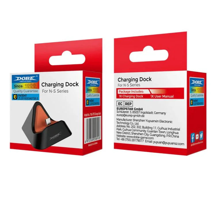 Estação de Carregamento DOBE para Consola Nintendo Switch 2/Switch/Switch OLED/Switch Lite, TNS-3170