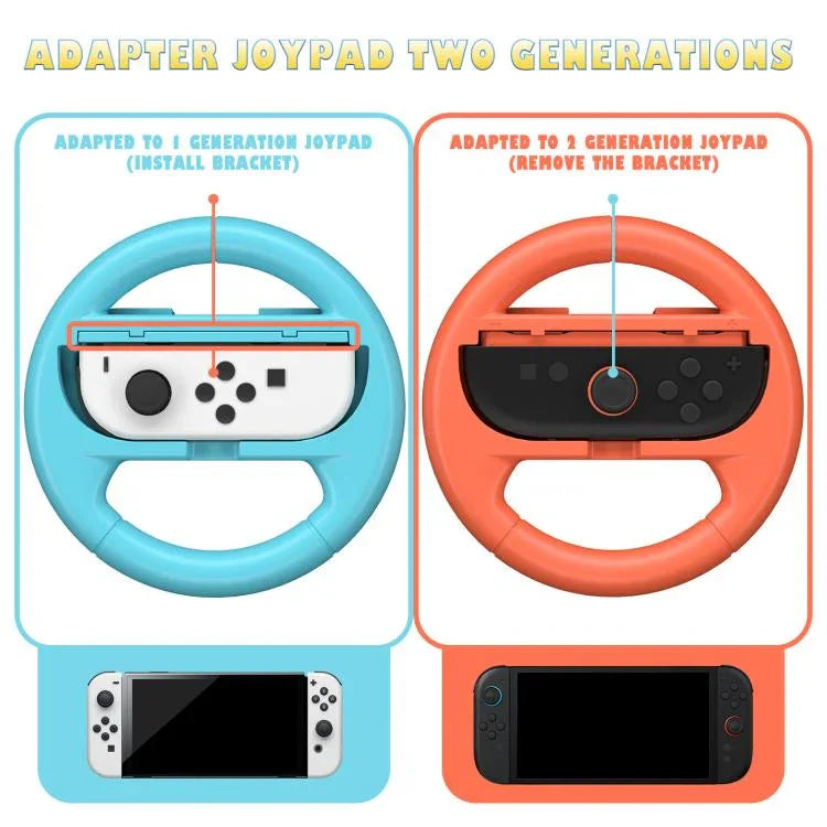 2pcs /Pack Pegas para Volante para Controladores Joy-Con Nintendo Switch 2/Switch