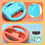 2pcs /Pack Pegas para Volante para Controladores Joy-Con Nintendo Switch 2/Switch