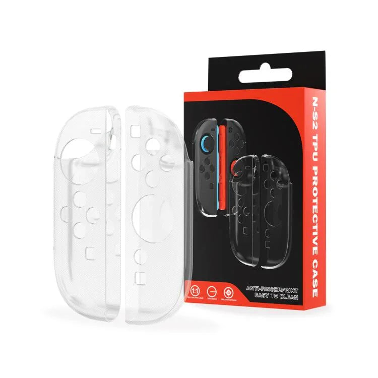 Capa Protetora TPU Transparente e Flexível para Controladores Joy-Con Nintendo Switch 2