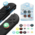 Para Nintendo Switch 2 2 Pares de Tampas de Botão em Silicone com Estampa de Garra para Joysticks