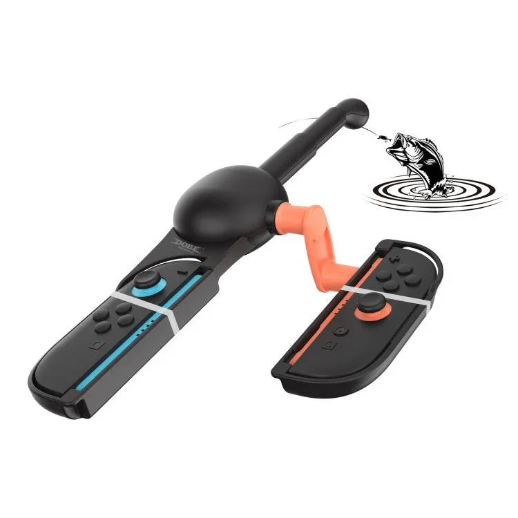Controlador de Movimento DOBE em Forma de Vara de Pesca para Nintendo Switch 2/Switch/Switch OLED Joy-Con, Vara de Pesca