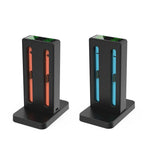 Estação de Carregamento Magnética 4 em 1 para Nintendo Switch 2 Comandos com Indicadores LED e Armazenamento para Cartuchos, TNS-3192B