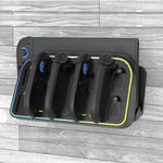 Base de Carregamento de Parede para Nintendo Switch 2 JoyCon com Iluminação RGB, HBS-2807