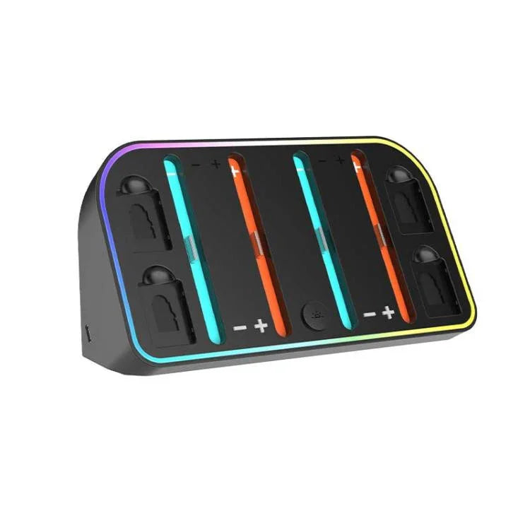 Base de Carregamento de Parede para Nintendo Switch 2 JoyCon com Iluminação RGB, HBS-2807