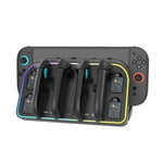 Base de Carregamento de Parede para Nintendo Switch 2 JoyCon com Iluminação RGB, HBS-2807
