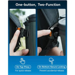 Kit de Montagem Rápida APEXEL BinoClamp Pro para Binóculos, Suporte Giratório de Alumínio 360 graus, APL-F007