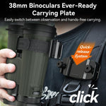 Kit de Montagem Rápida APEXEL BinoClamp Pro para Binóculos, Suporte Giratório de Alumínio 360 graus, APL-F007